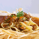 Spaghetti ai granchi 